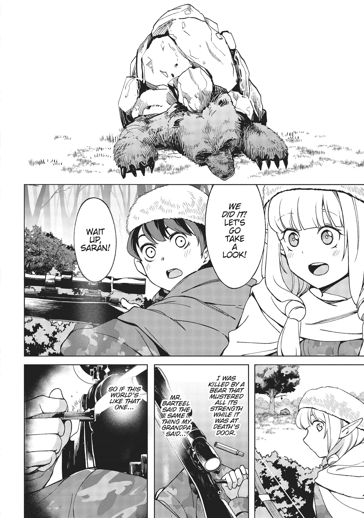 An Active Hunter in Hokkaido Has Been Thrown into a Different World chapter 12 page 49