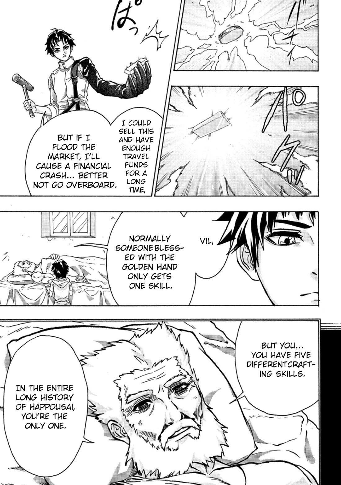 An Exiled Blacksmith Uses His Cheat Skills to Forge Legends chapter 1 page 22