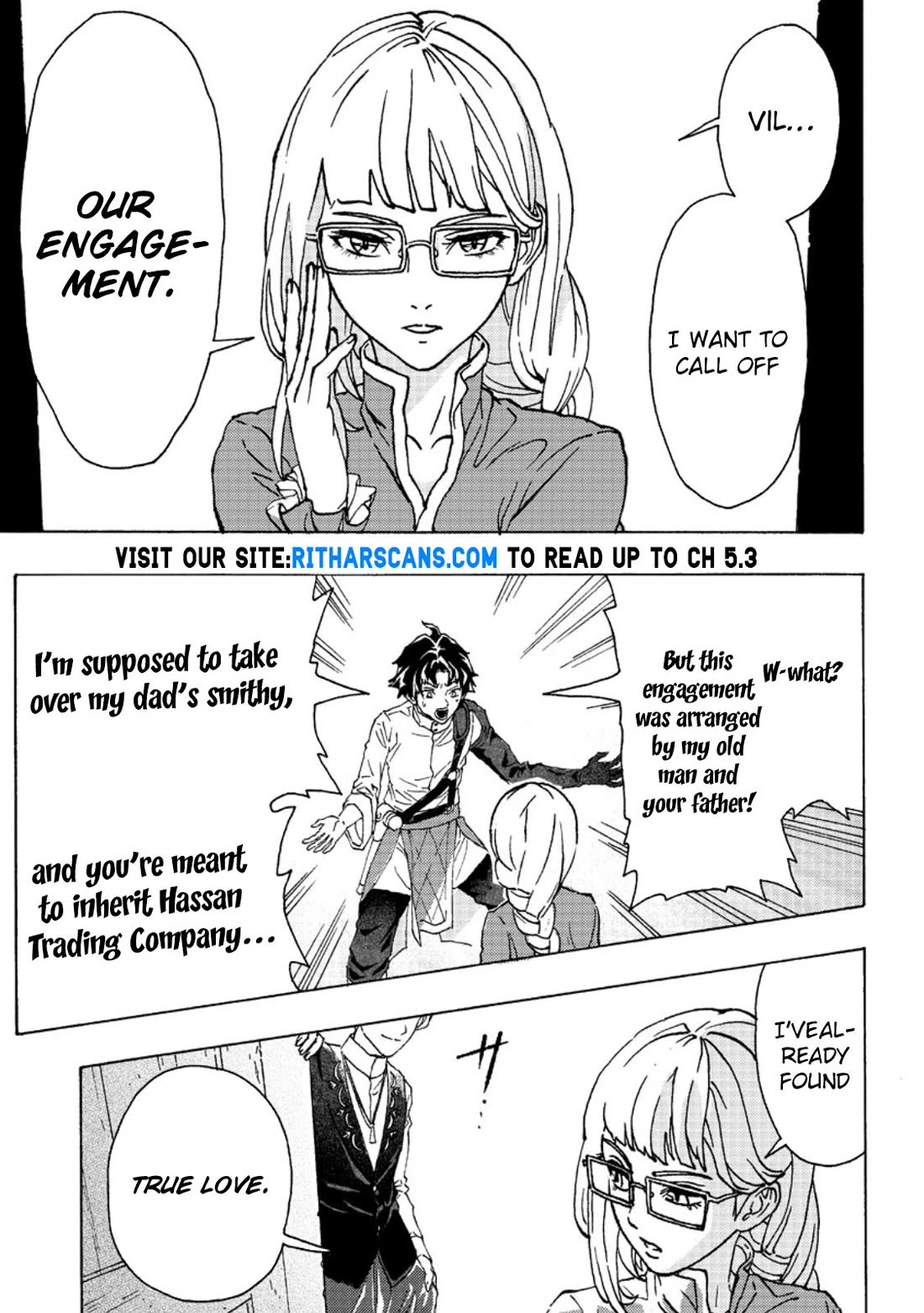 An Exiled Blacksmith Uses His Cheat Skills to Forge Legends chapter 1 page 6