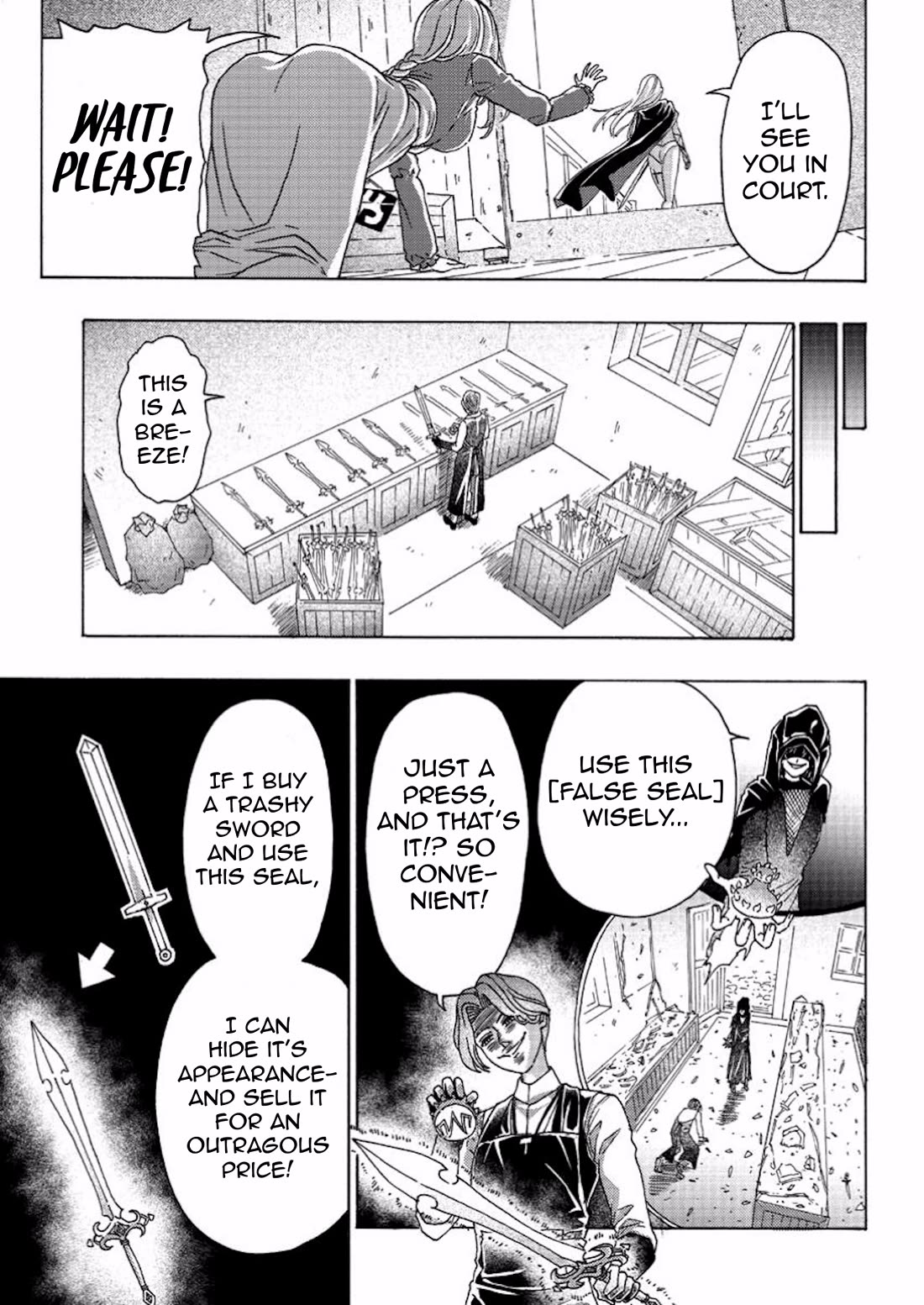 An Exiled Blacksmith Uses His Cheat Skills to Forge Legends chapter 7 page 7