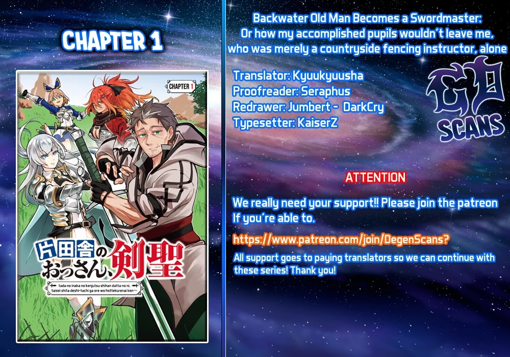 An Old Man From the Countryside Becomes a Swords Saint: I Was Just a Rural Sword Teacher, but My Successful Students Won't Leave Me Alone! chapter 1 page 1