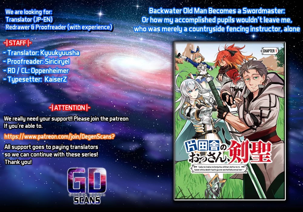 An Old Man From the Countryside Becomes a Swords Saint: I Was Just a Rural Sword Teacher, but My Successful Students Won't Leave Me Alone! chapter 2 page 1