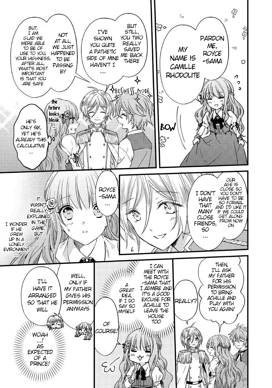 An Otome Game’s Burikko Villainess Turned into a Magic Otaku chapter 1 page 23