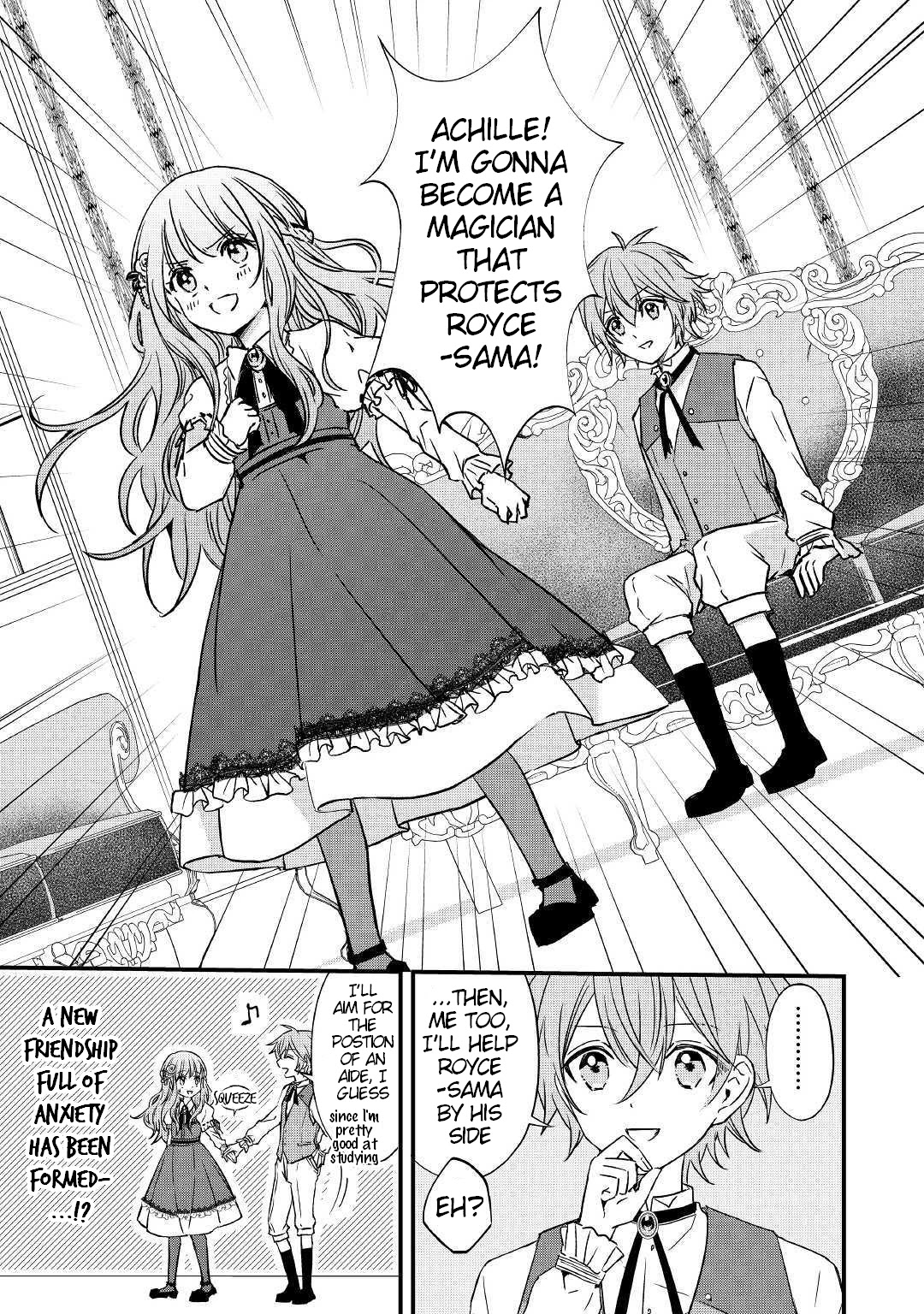 An Otome Game’s Burikko Villainess Turned into a Magic Otaku chapter 1 page 27