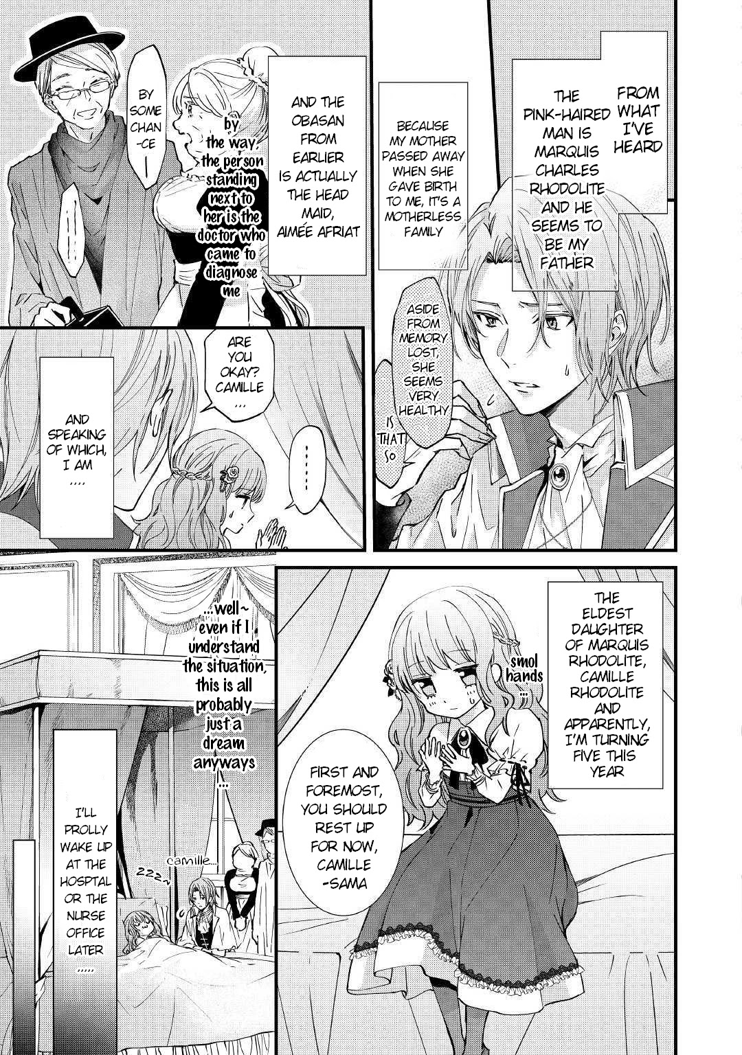 An Otome Game’s Burikko Villainess Turned into a Magic Otaku chapter 1 page 5