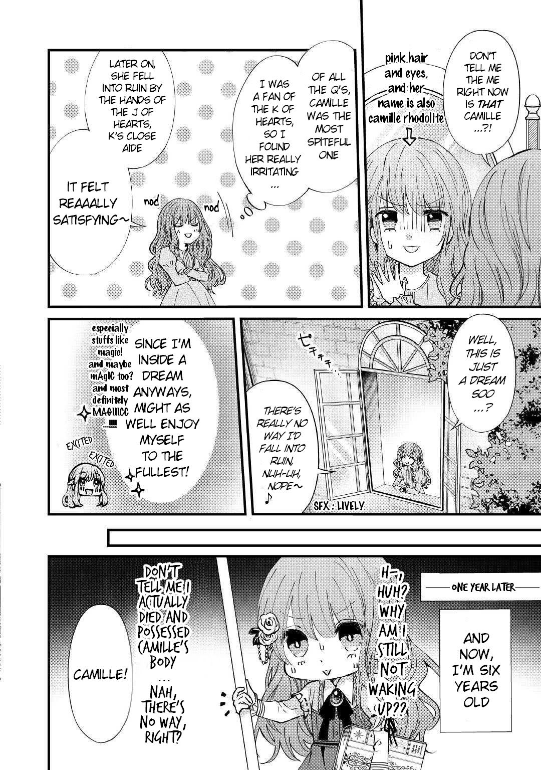 An Otome Game’s Burikko Villainess Turned into a Magic Otaku chapter 1 page 8