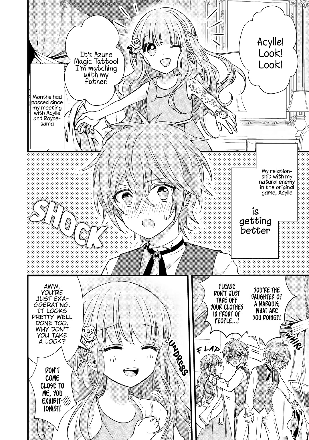 An Otome Game’s Burikko Villainess Turned into a Magic Otaku chapter 2 page 1