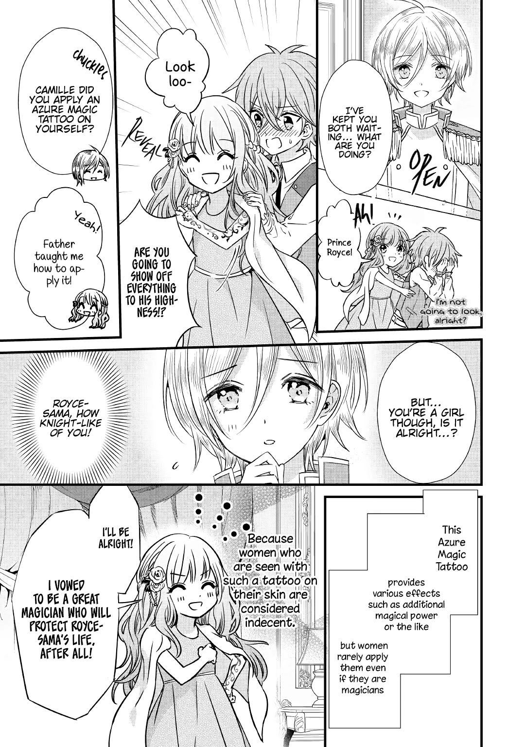 An Otome Game’s Burikko Villainess Turned into a Magic Otaku chapter 2 page 2