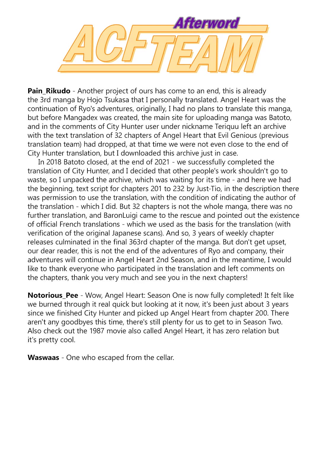 Angel Heart chapter 363 page 19