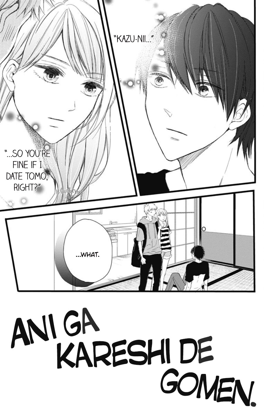 Ani ga kareshi de, gomen chapter 7 page 4