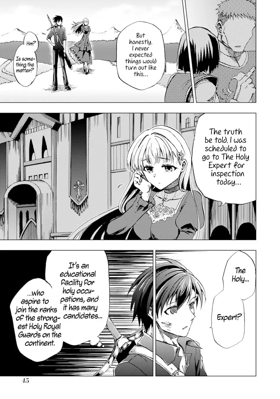 Ankoku Kishi no Ore desu Ga Saikyou no Seikishi wo Mezashimasu chapter 1 page 41