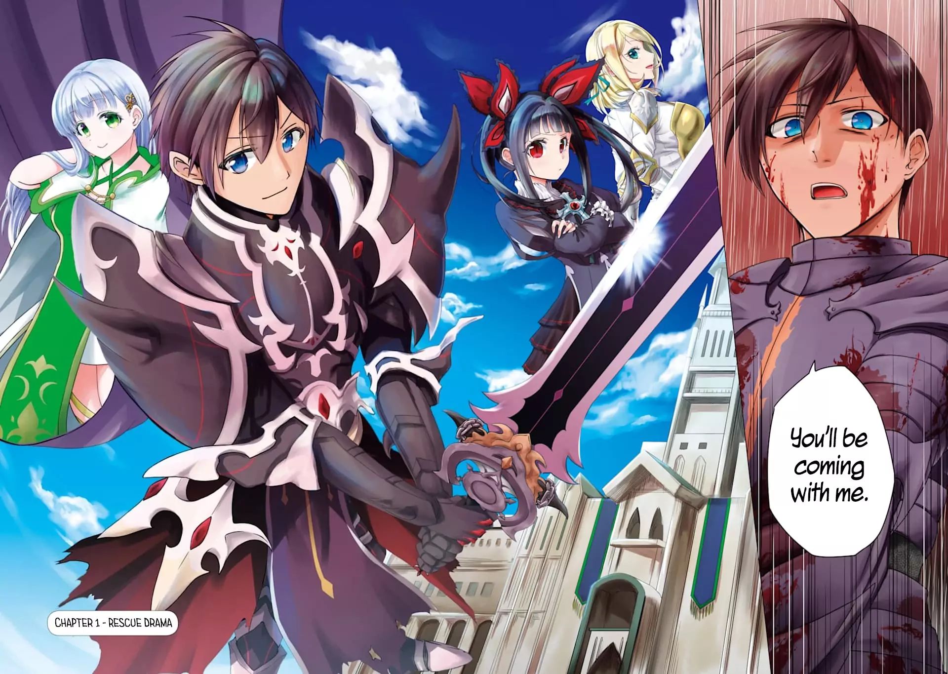 Ankoku Kishi no Ore desu Ga Saikyou no Seikishi wo Mezashimasu chapter 1 page 5