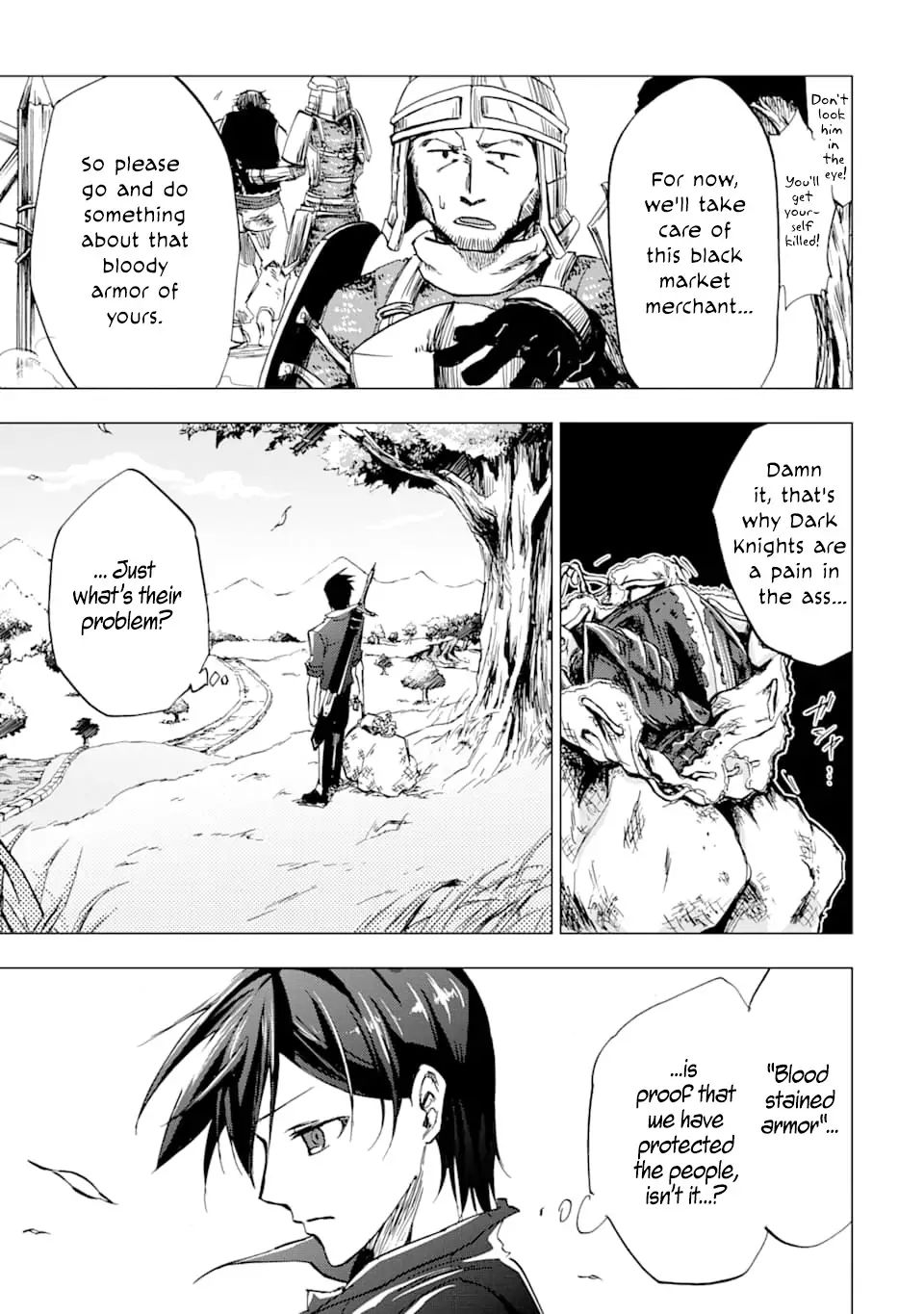 Ankoku Kishi no Ore desu Ga Saikyou no Seikishi wo Mezashimasu chapter 1 page 9