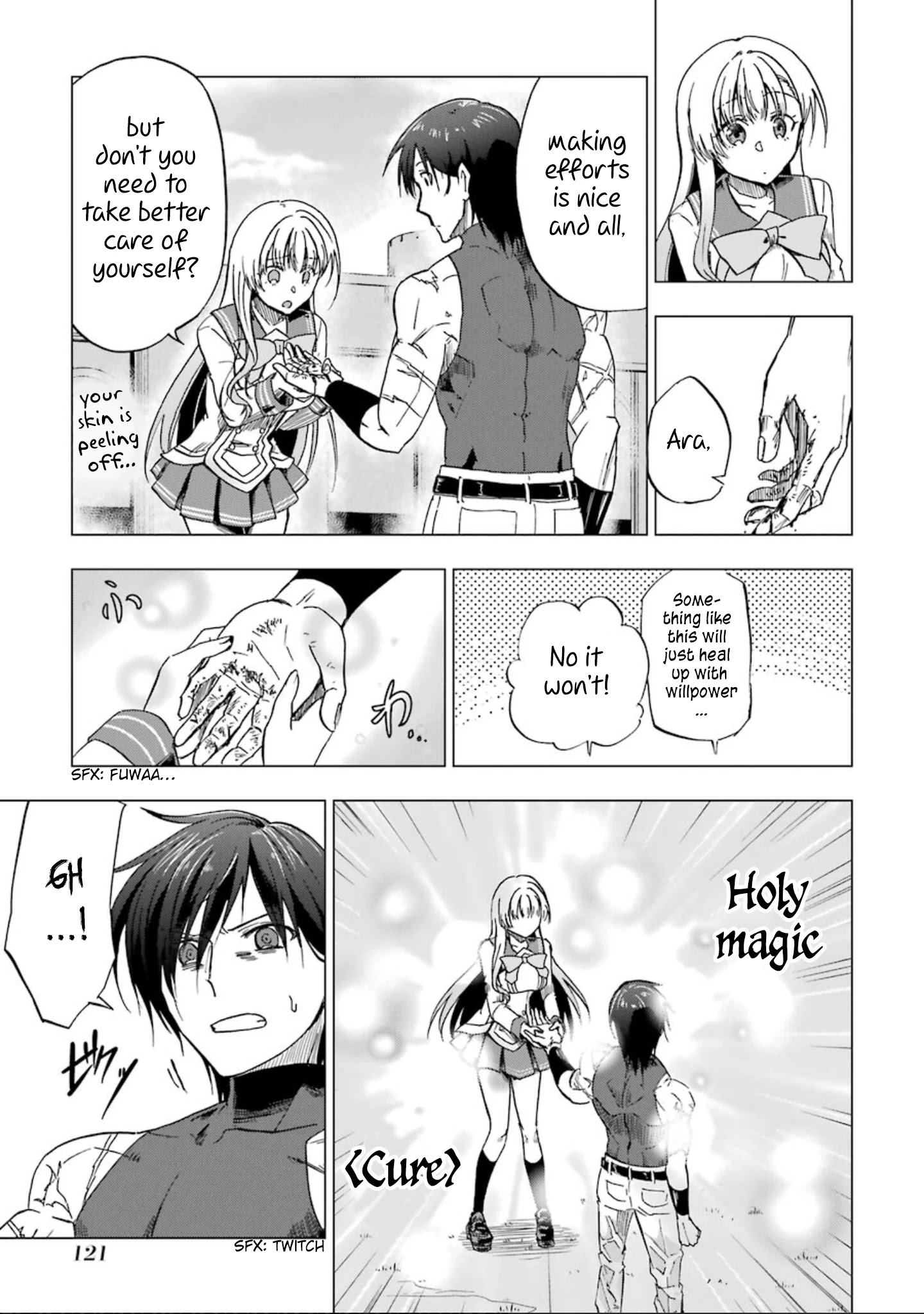 Ankoku Kishi no Ore desu Ga Saikyou no Seikishi wo Mezashimasu chapter 3 page 35