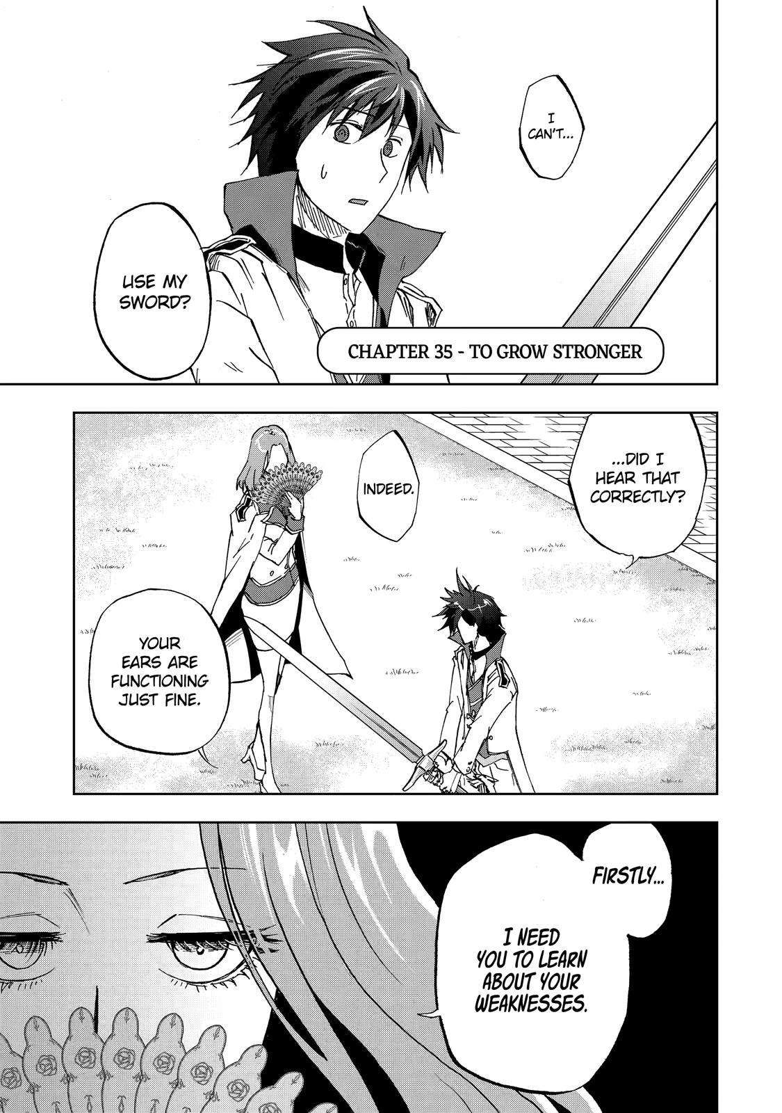 Ankoku Kishi no Ore desu Ga Saikyou no Seikishi wo Mezashimasu chapter 35 page 1