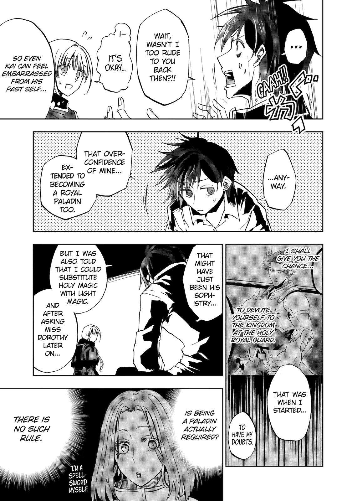 Ankoku Kishi no Ore desu Ga Saikyou no Seikishi wo Mezashimasu chapter 46 page 21