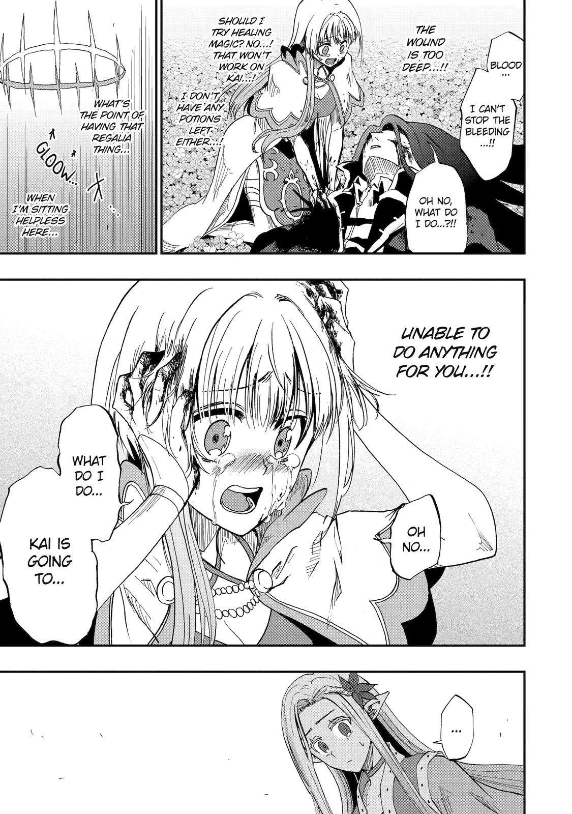 Ankoku Kishi no Ore desu Ga Saikyou no Seikishi wo Mezashimasu chapter 49 page 8