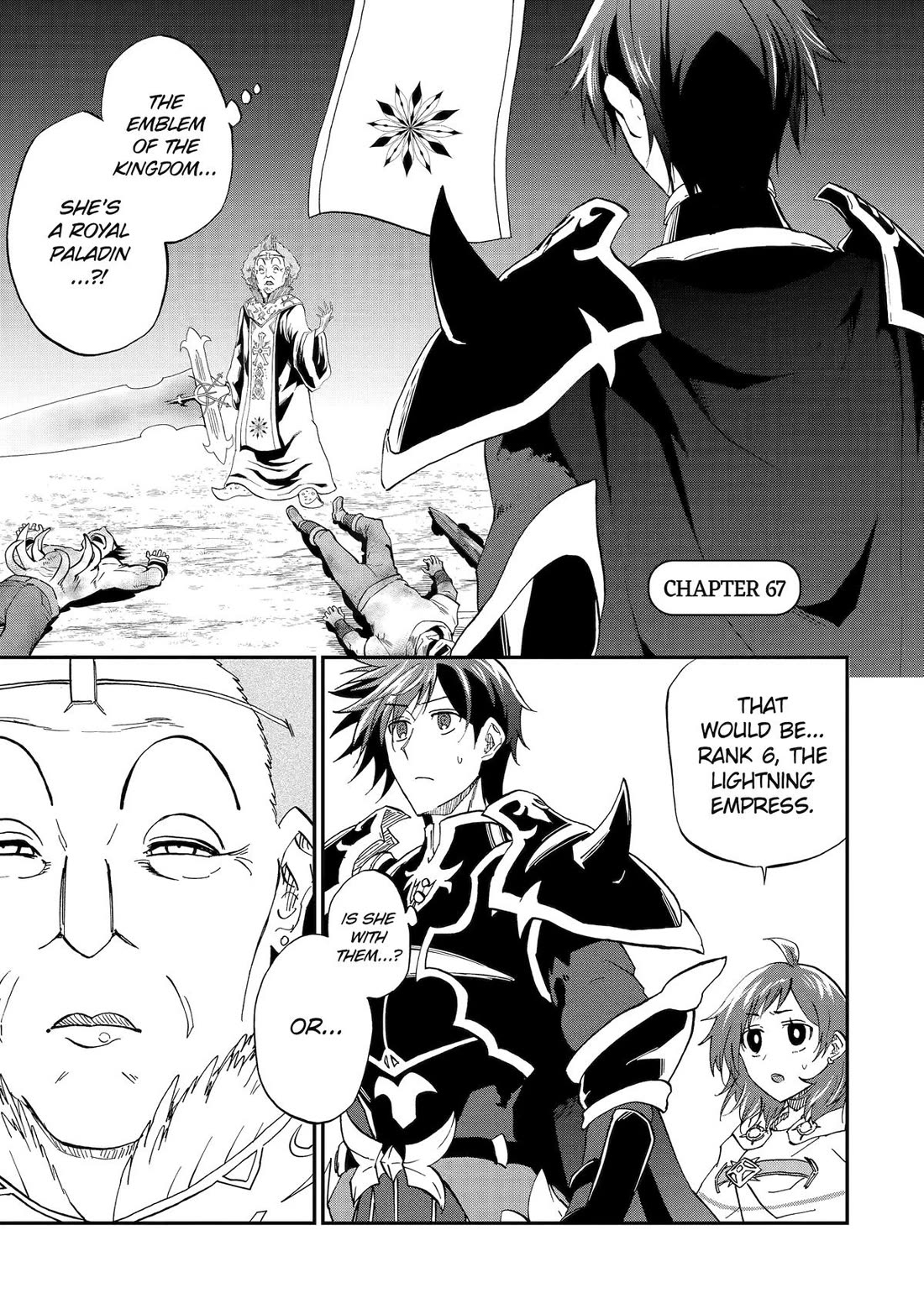 Ankoku Kishi no Ore desu Ga Saikyou no Seikishi wo Mezashimasu chapter 67 page 1