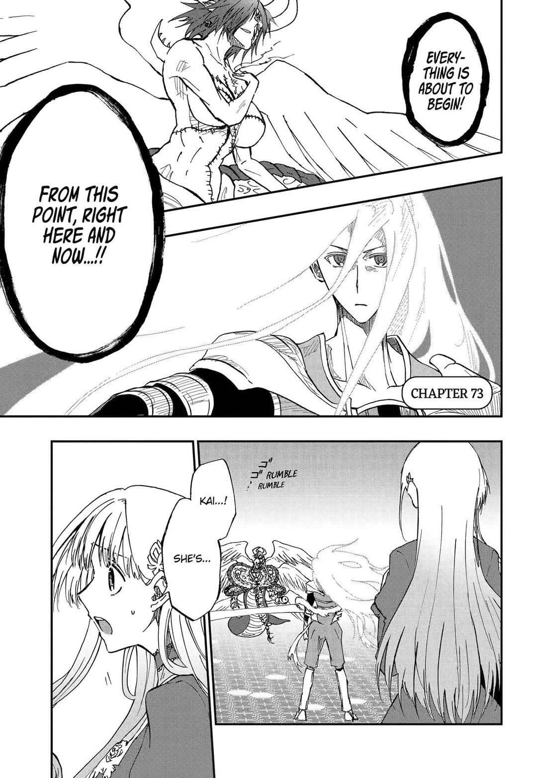 Ankoku Kishi no Ore desu Ga Saikyou no Seikishi wo Mezashimasu chapter 73 page 1