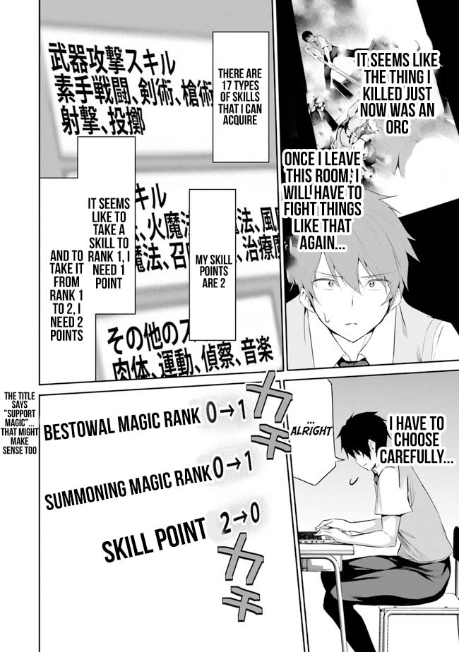 Another World Survival: Min-maxing my Support and Summoning Magic chapter 1 page 20