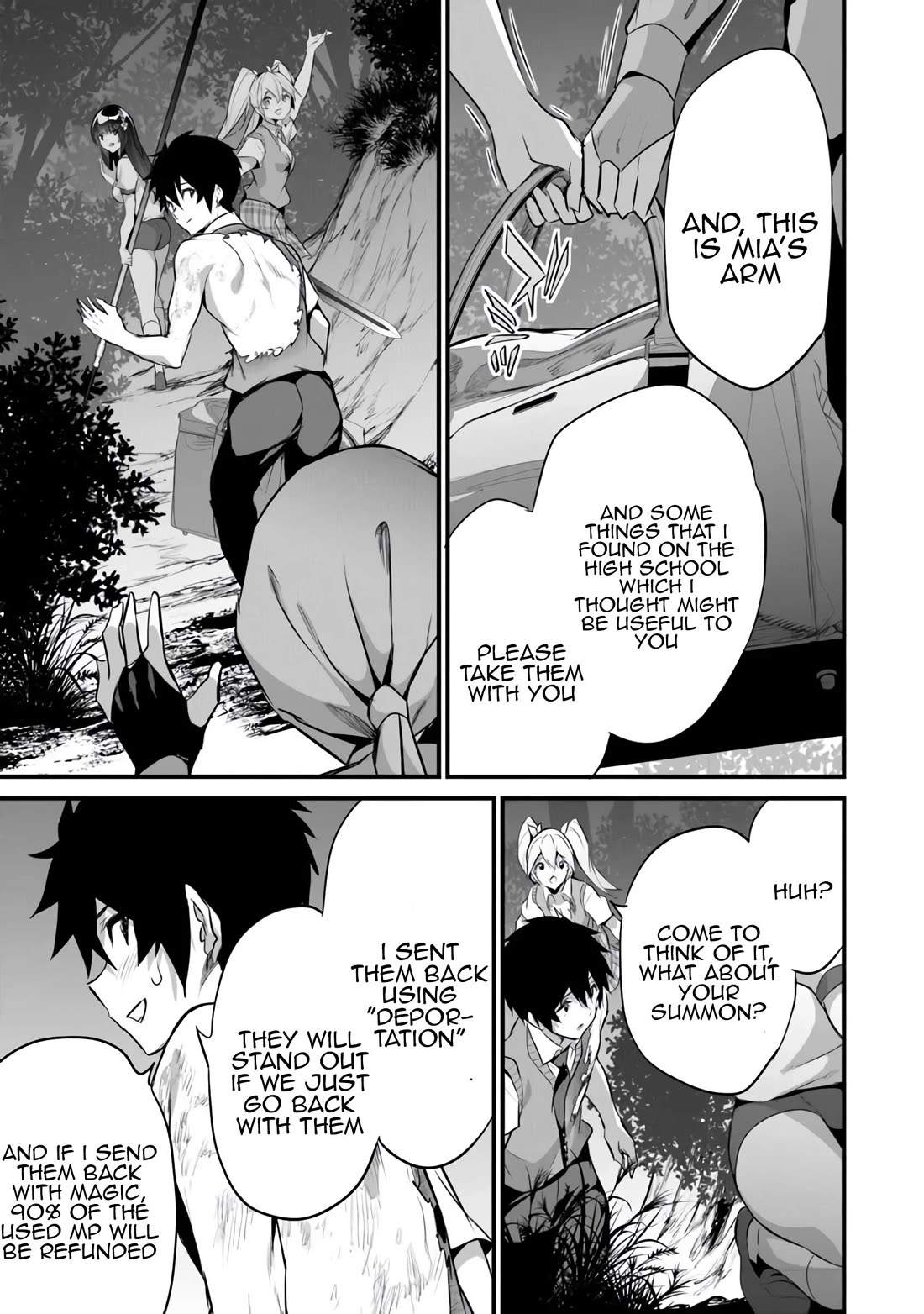 Another World Survival: Min-maxing my Support and Summoning Magic chapter 38 page 11