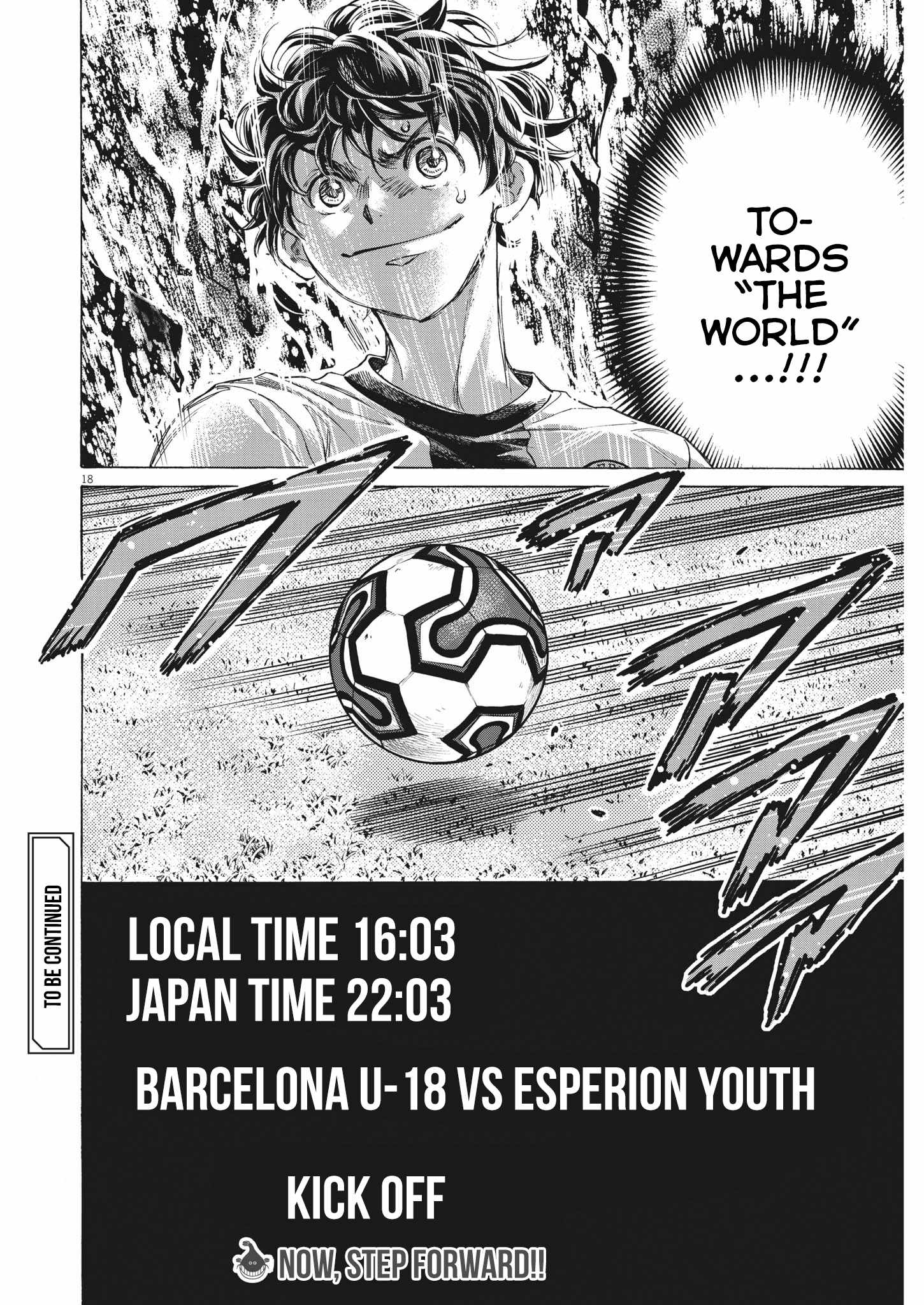 Ao Ashi chapter 348 page 18