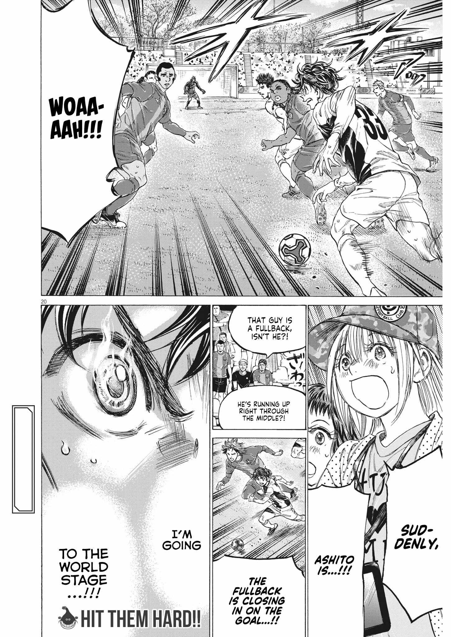 Ao Ashi chapter 350 page 20