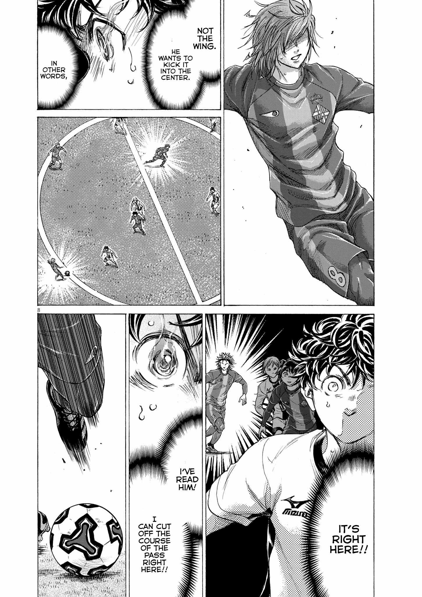 Ao Ashi chapter 353 page 9