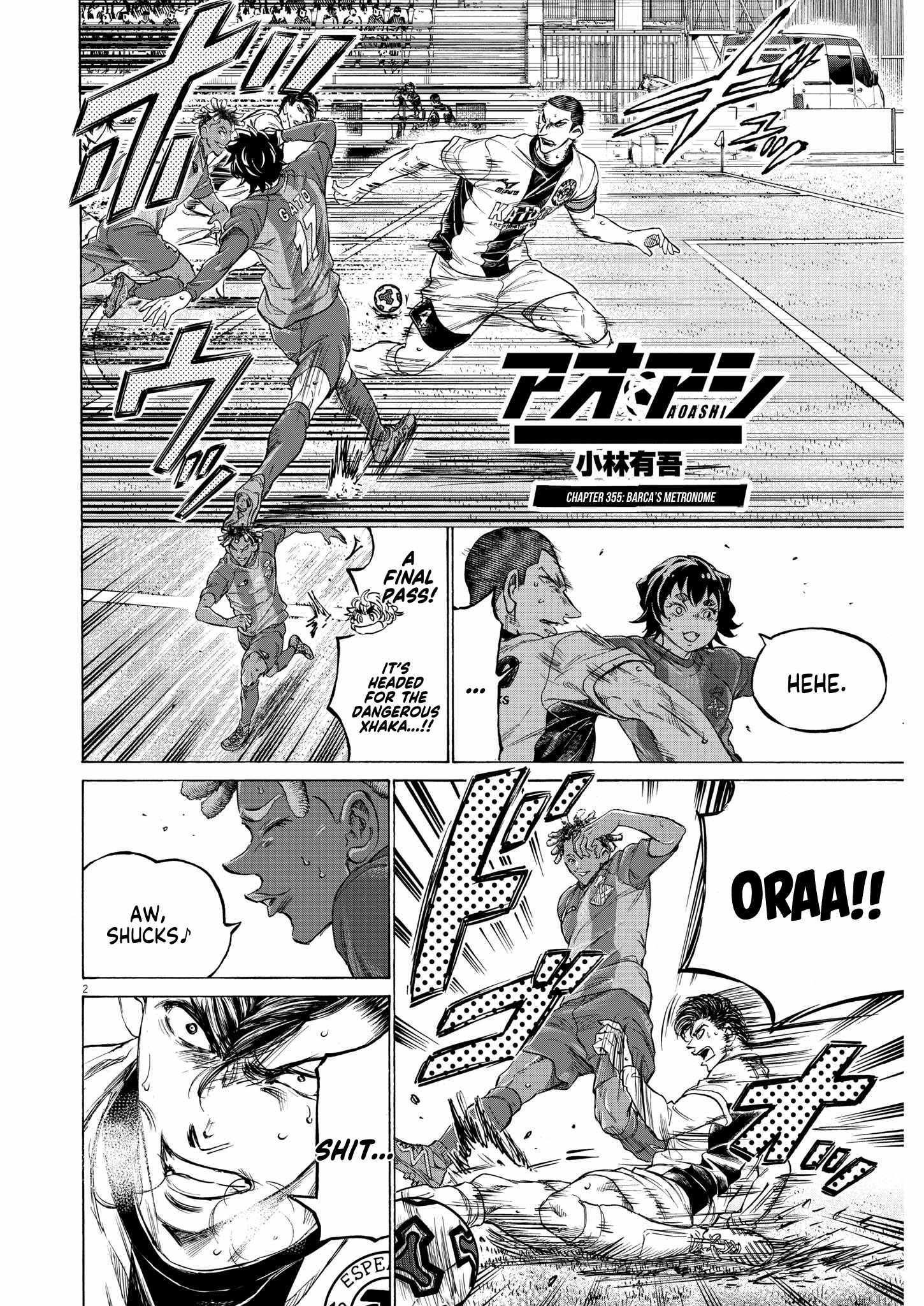 Ao Ashi chapter 355 page 3