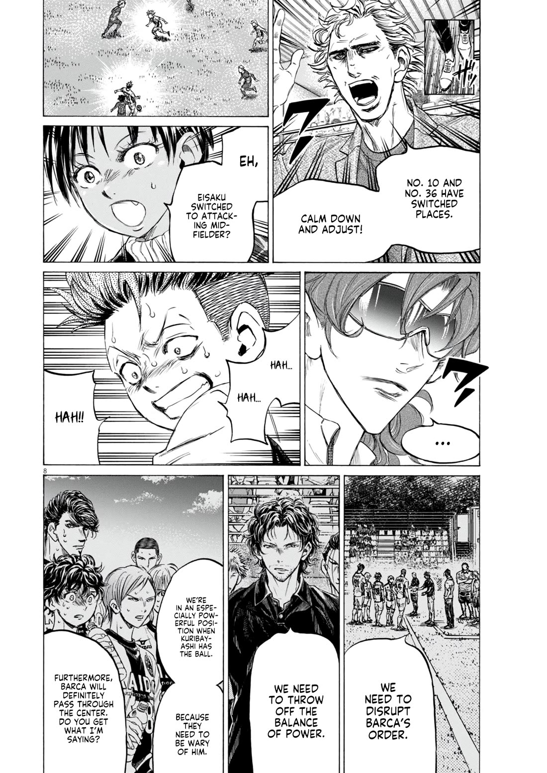 Ao Ashi chapter 381 page 9