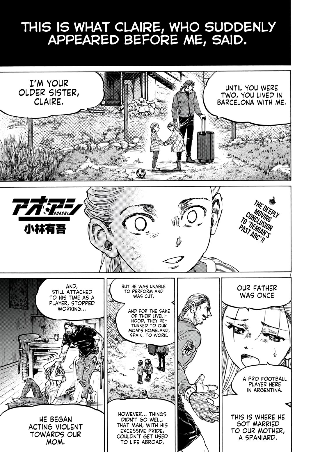 Ao Ashi chapter 389 page 2