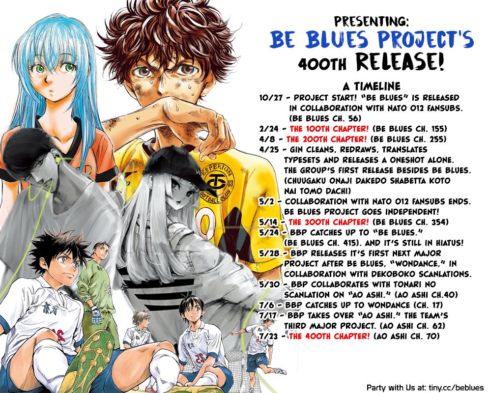 Ao Ashi chapter 70 page 1