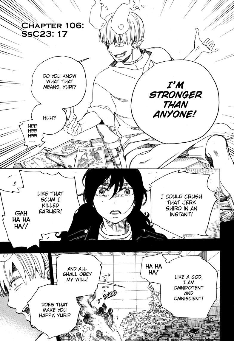 Ao no Exorcist chapter 106 page 1