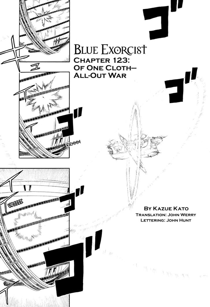 Ao no Exorcist chapter 123 page 1