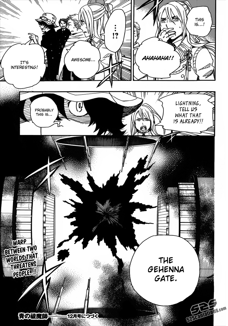 Ao no Exorcist chapter 39 page 38