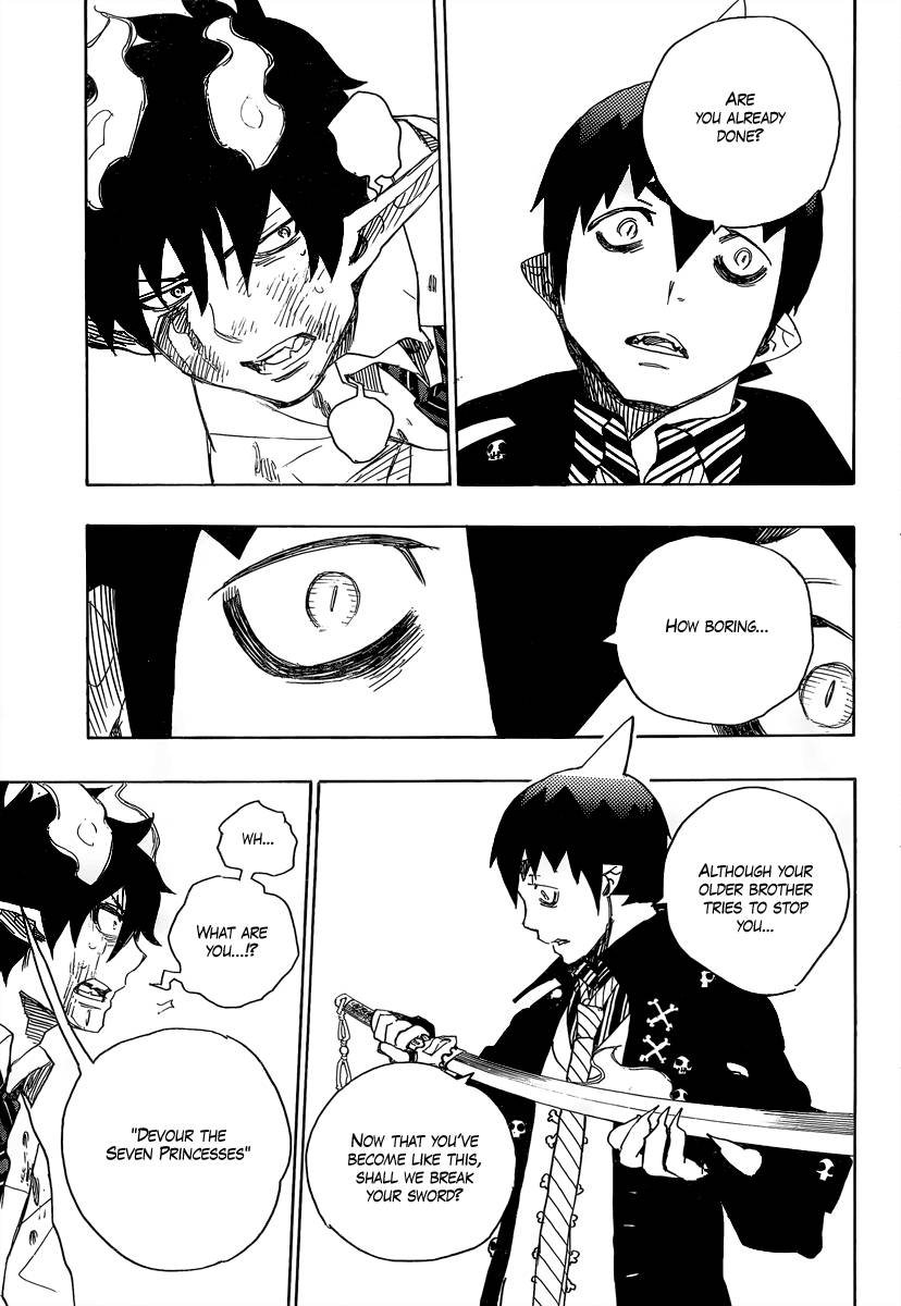 Ao no Exorcist chapter 9 page 35