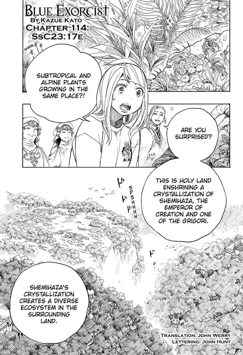 Ao no Exorcist chapter 114 page 1