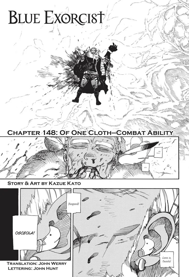 Ao no Exorcist chapter 148 page 1
