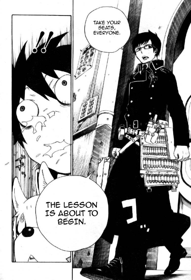 Ao no Exorcist chapter 2 page 19