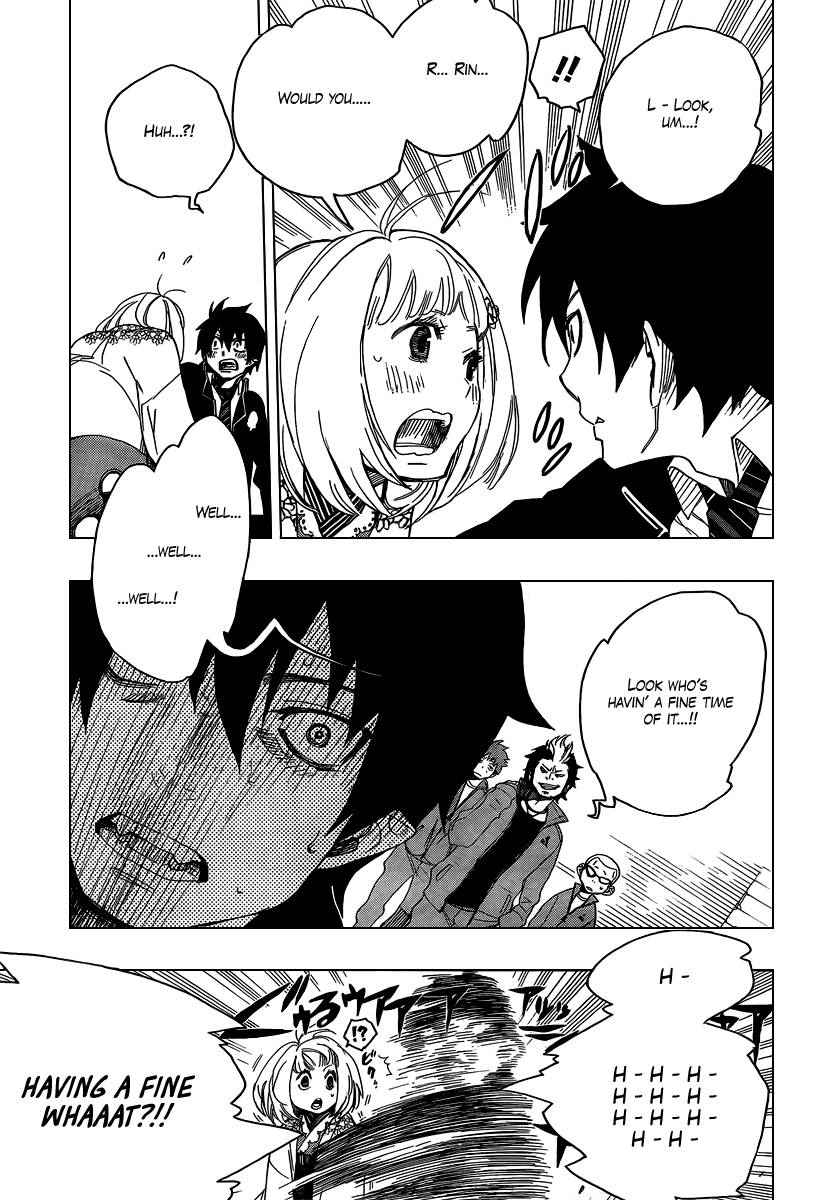 Ao no Exorcist chapter 4 page 11