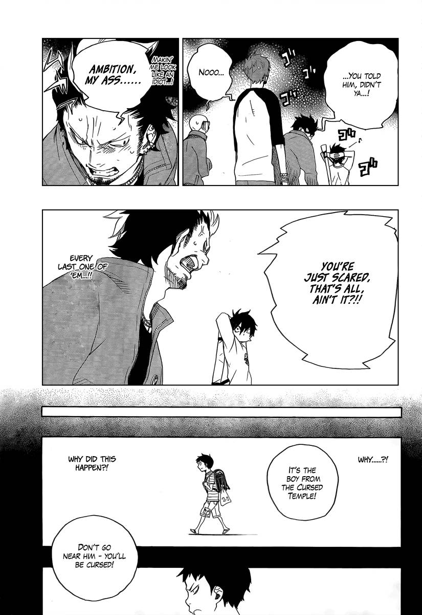 Ao no Exorcist chapter 4 page 29