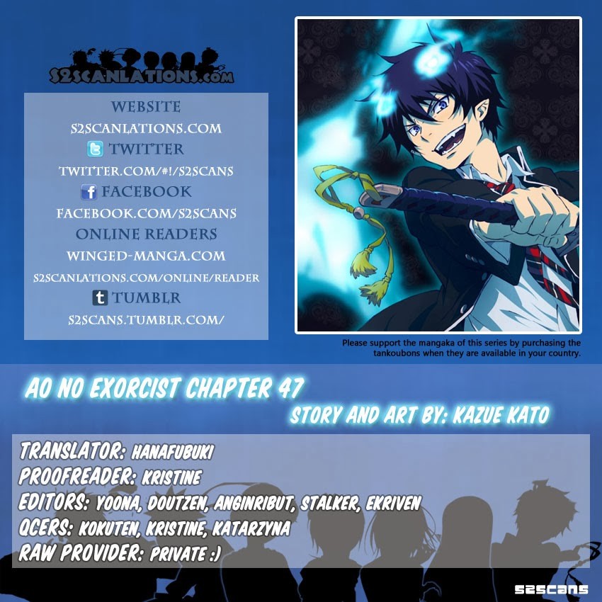 Ao no Exorcist chapter 47 page 1