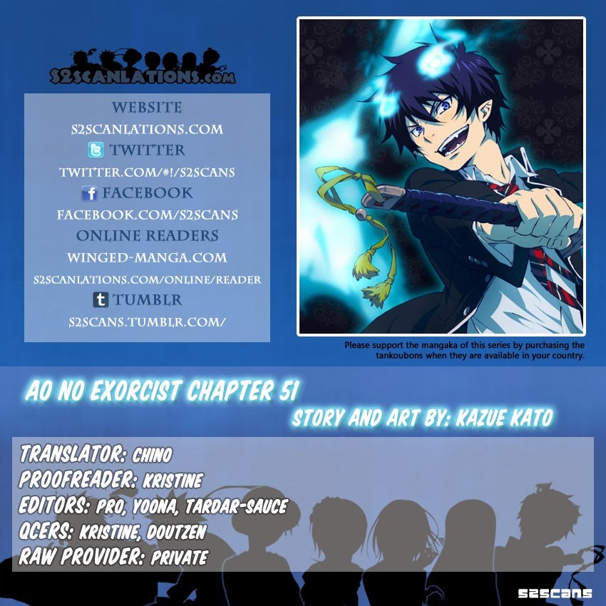 Ao no Exorcist chapter 51 page 1
