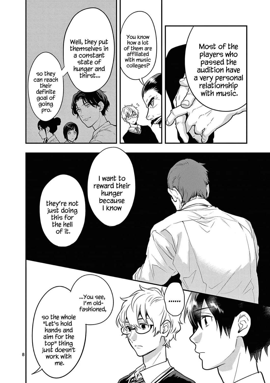 Ao no Orchestra chapter 68 page 8