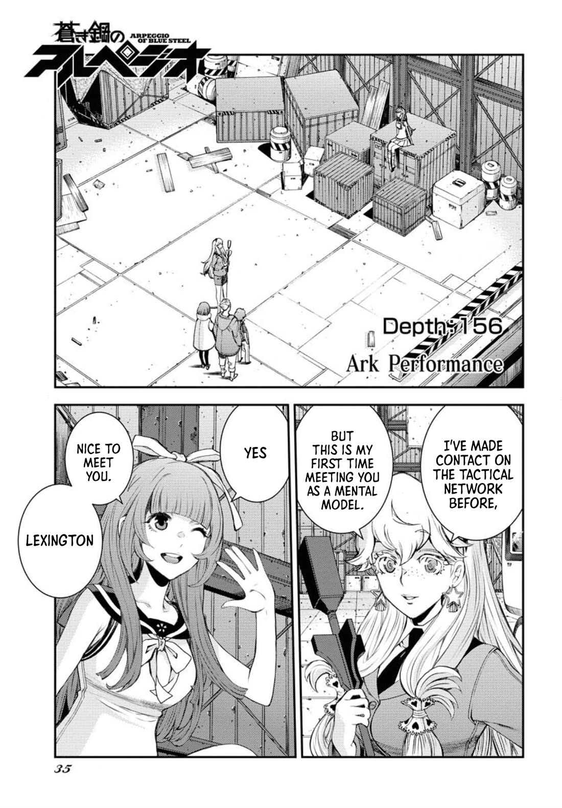 Aoki Hagane no Arpeggio chapter 156 page 2