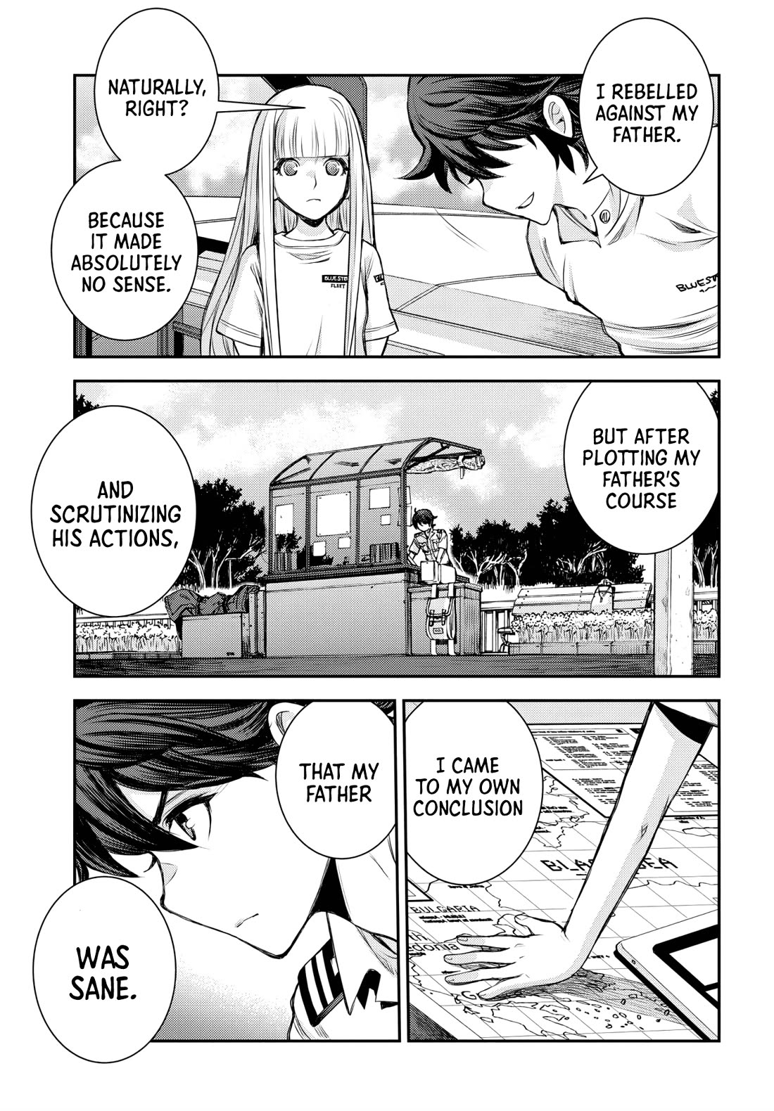 Aoki Hagane no Arpeggio chapter 157 page 13