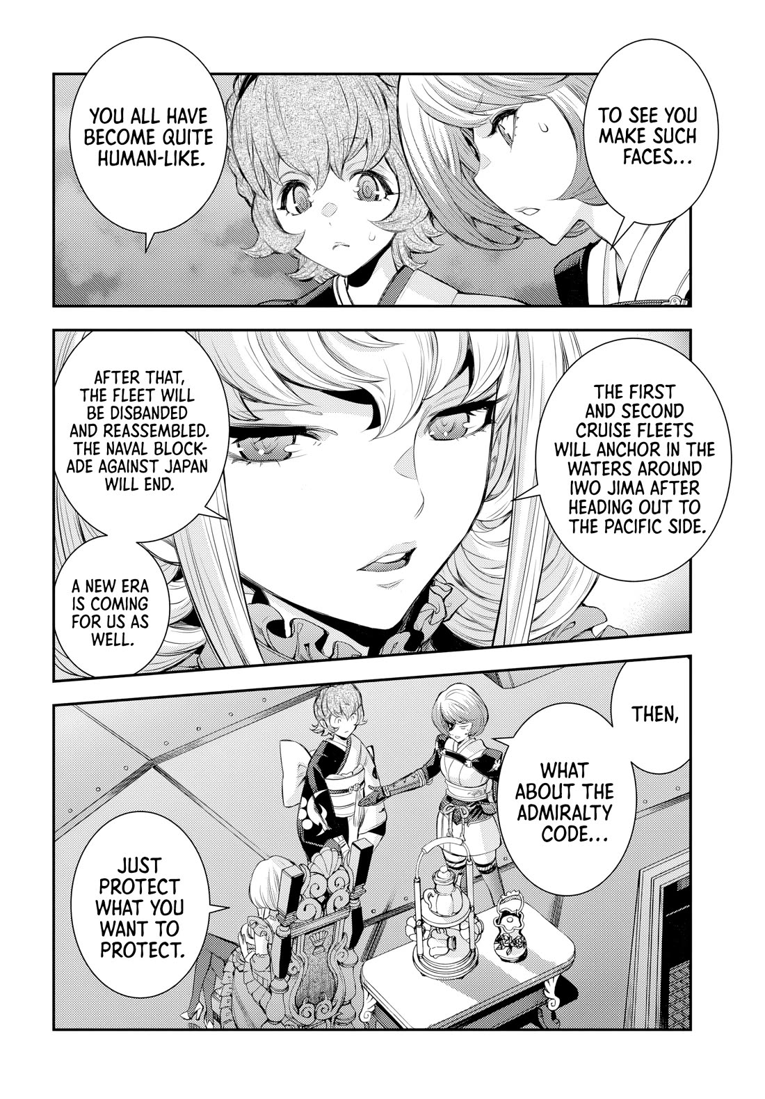 Aoki Hagane no Arpeggio chapter 158 page 17