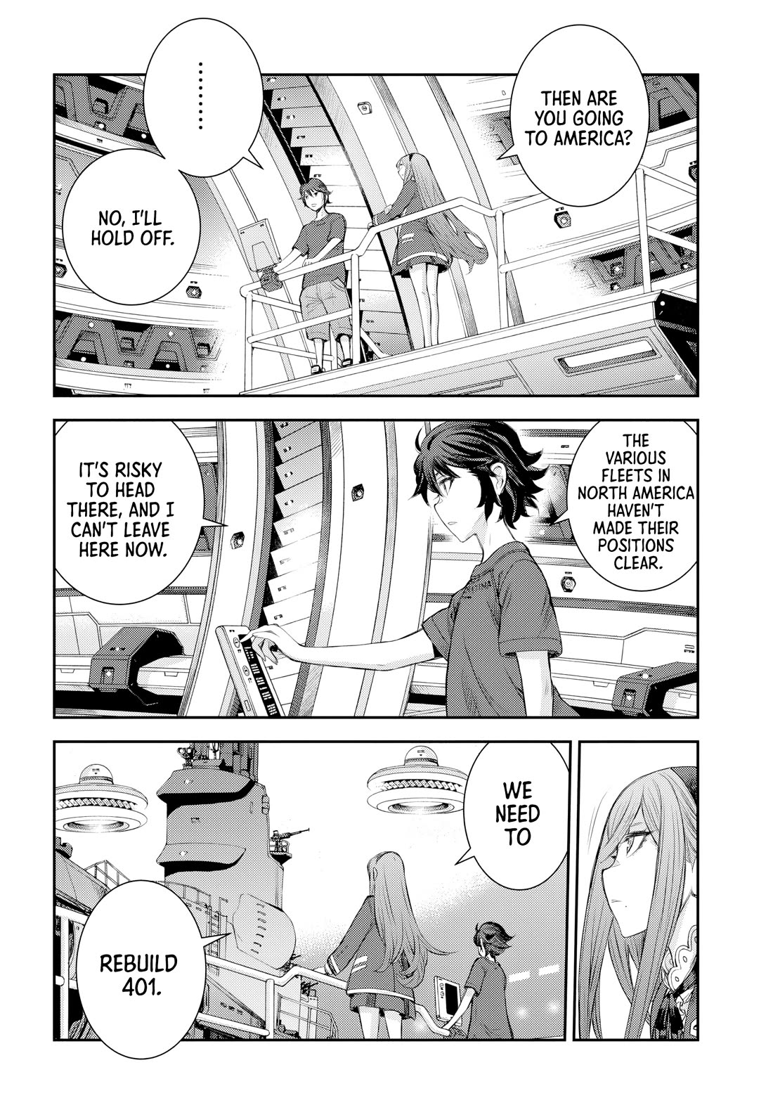 Aoki Hagane no Arpeggio chapter 158 page 25
