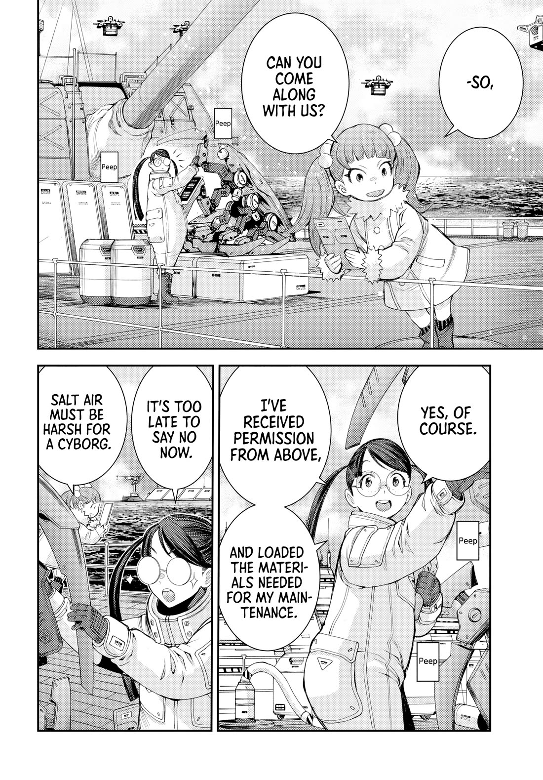 Aoki Hagane no Arpeggio chapter 158 page 3