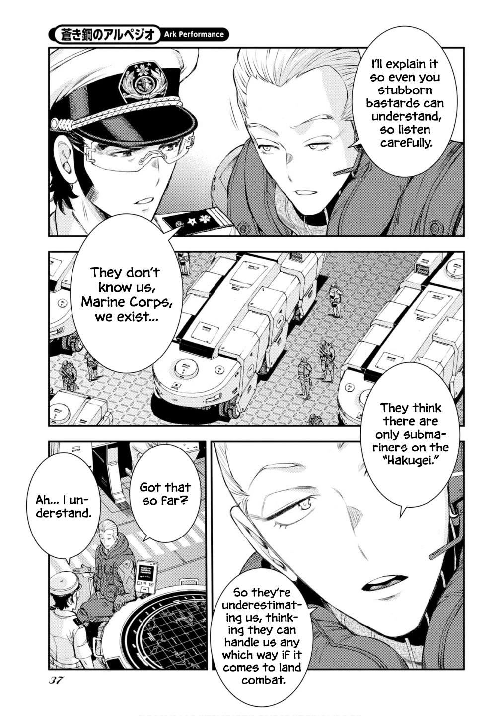 Aoki Hagane no Arpeggio chapter 174 page 14